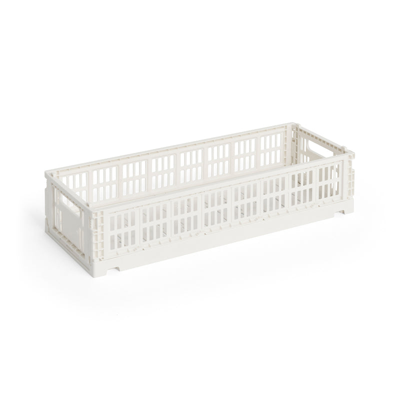 HAY - Colour Crate Korb Mini Oblong | off white