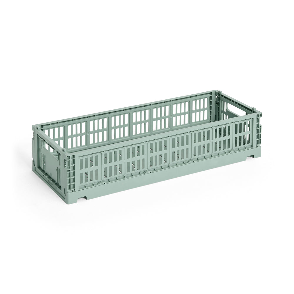 HAY - Colour Crate Korb Mini Oblong | sage green
