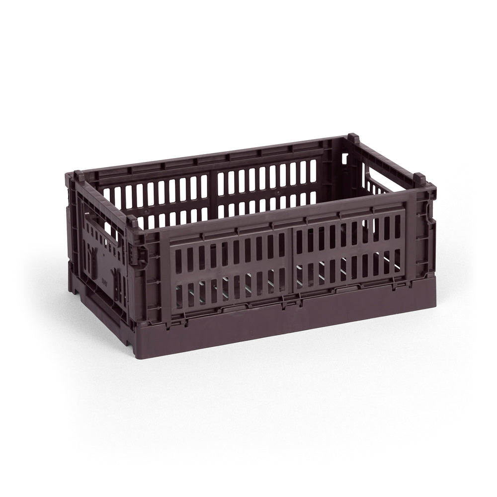 HAY - Colour Crate Korb S recycled | bordeaux