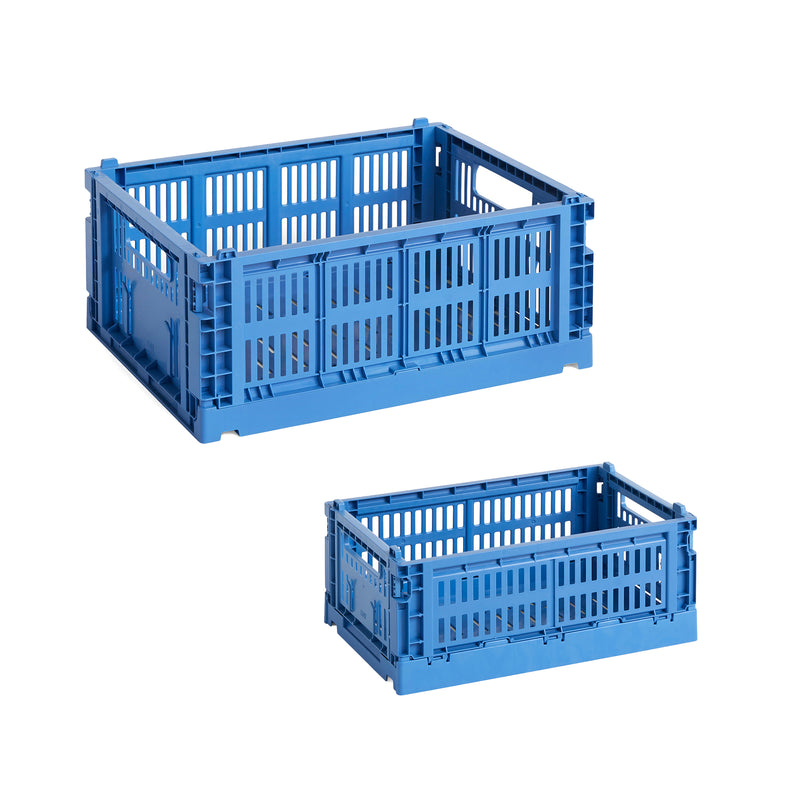 HAY - Colour Crate Korb M + S | electric blue