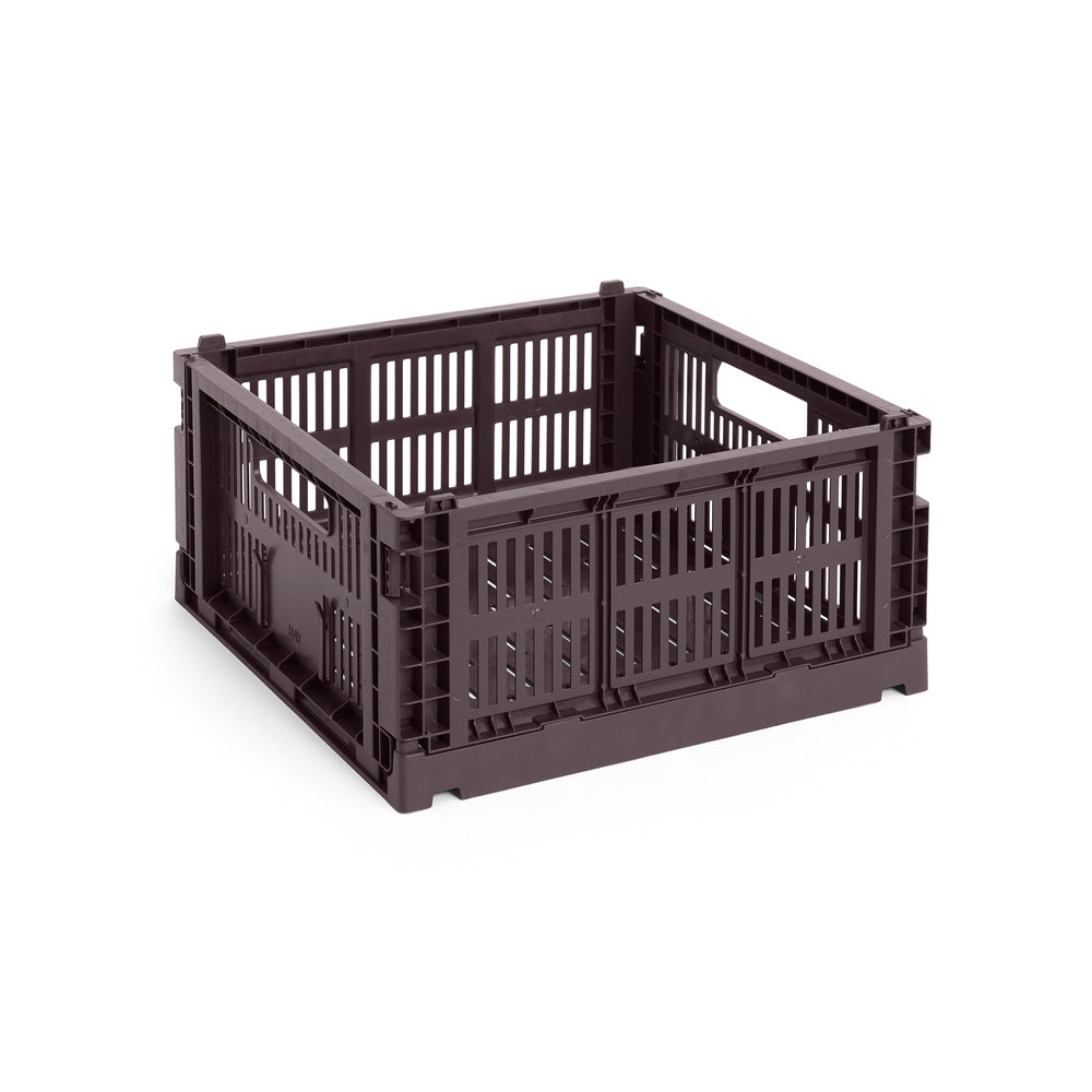 HAY - Colour Crate Korb Square | M / bordeaux