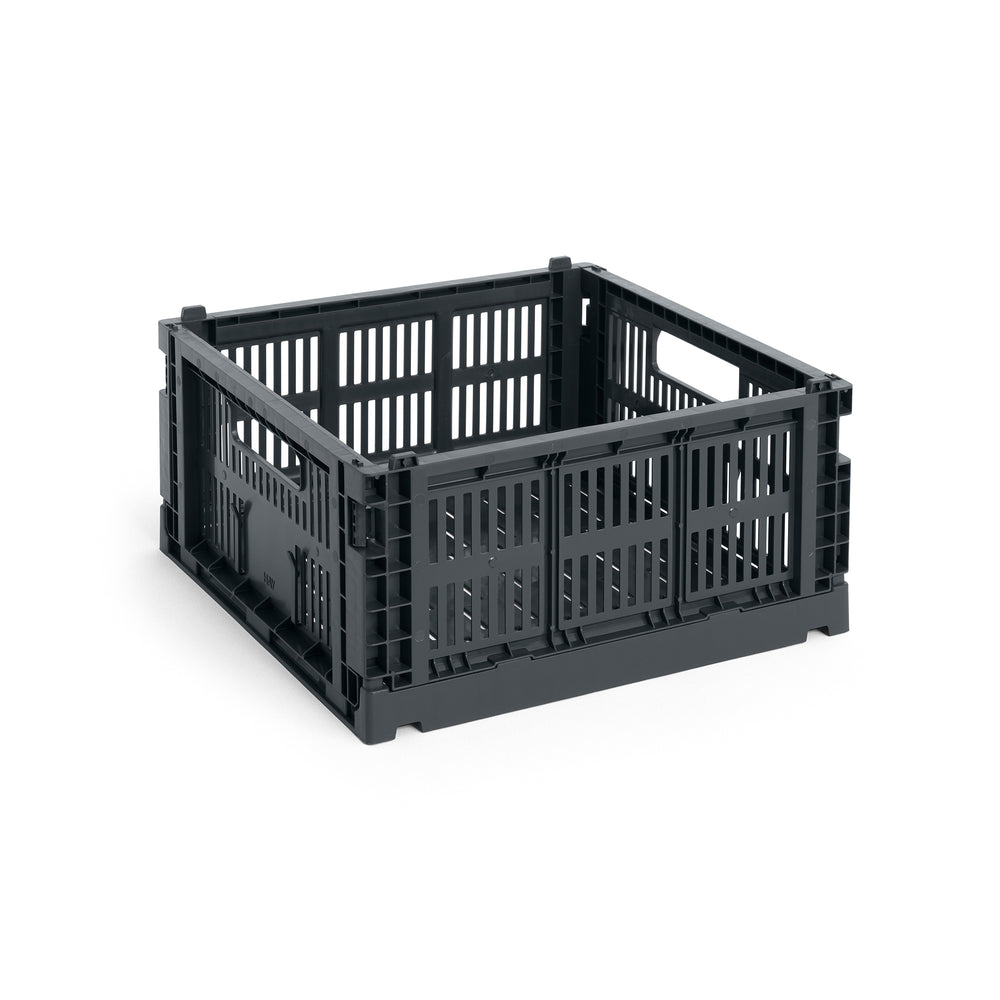 HAY - Colour Crate Korb Square | M / charcoal