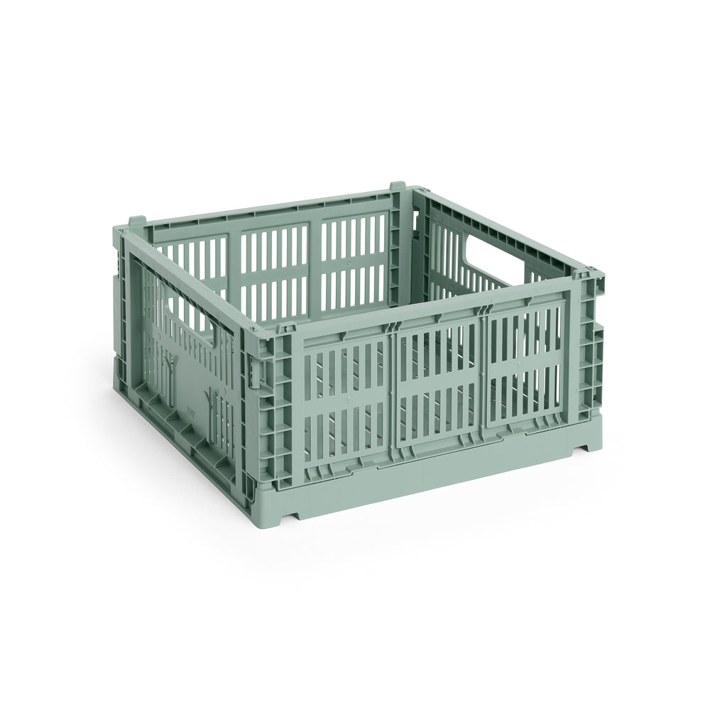 HAY - Colour Crate Korb Square | M / sage green