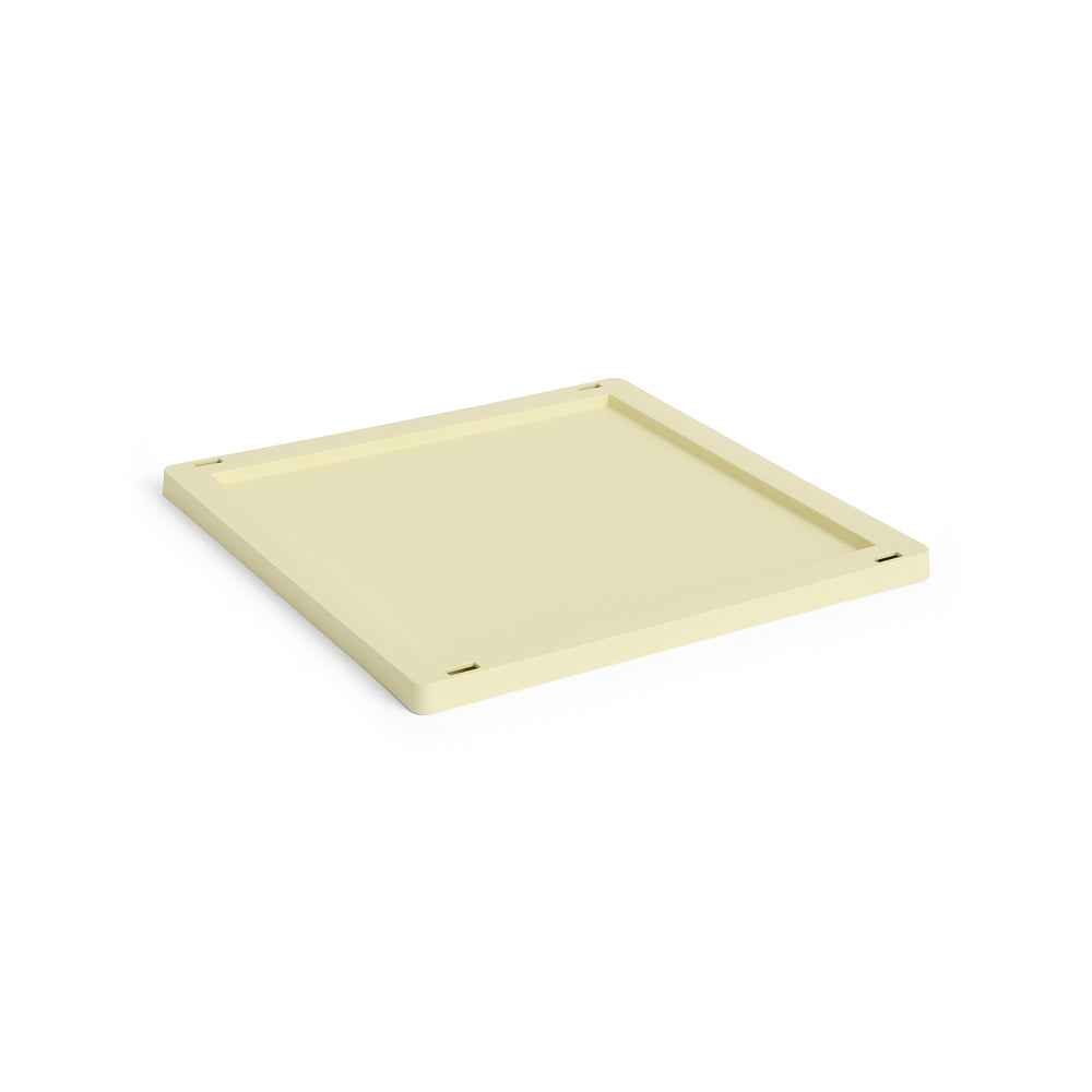 HAY - Deckel für Colour Crate Square Korb | Kunststoff / M / hellgelb