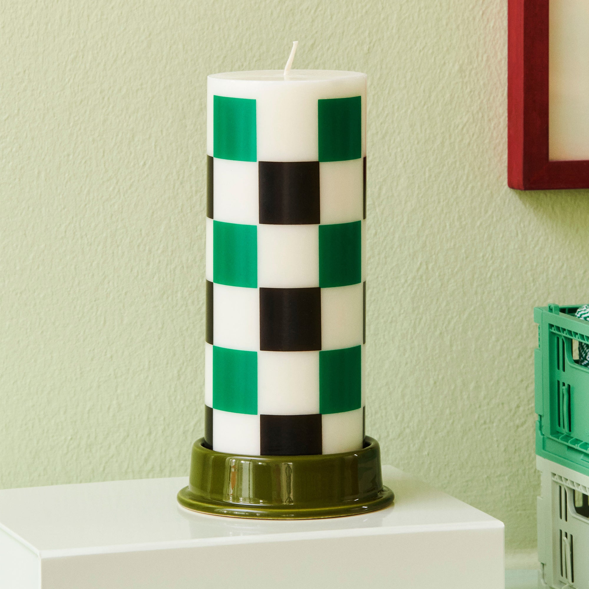 HAY - Column Kerzenhalter | M / army green