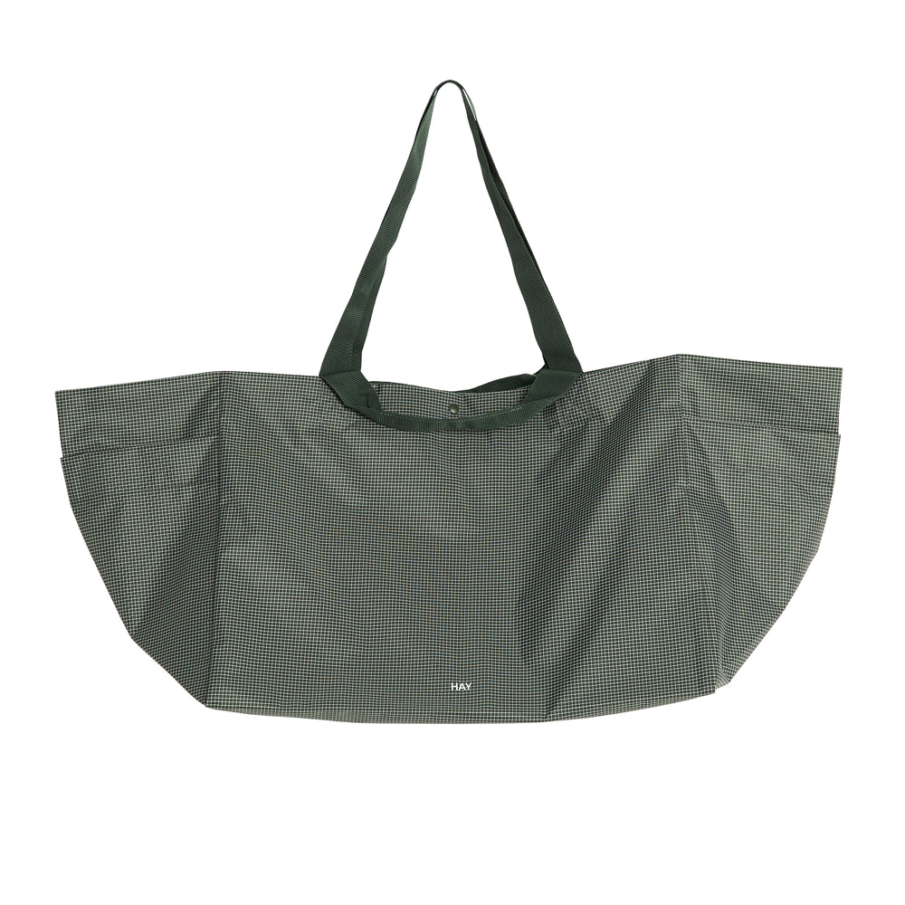 HAY - Grid Weekend Bag | dunkelgrün