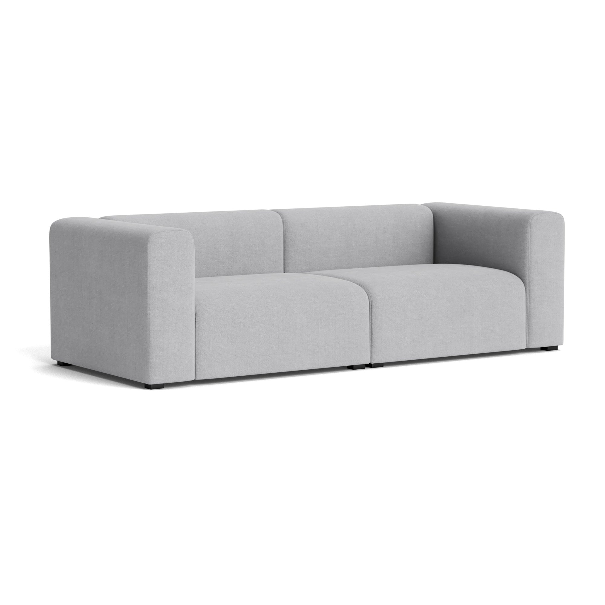 HAY - Mags Sofa 2,5-Sitzer | Linara hellgrau (443) / Armlehne beidseitig / Kombination 1