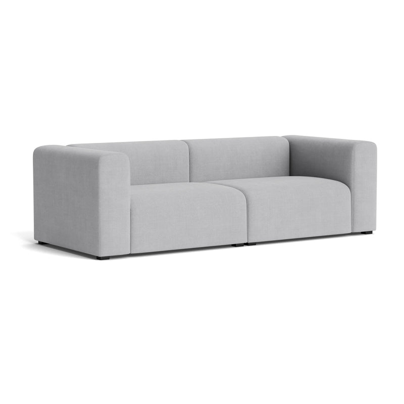 HAY - Mags Sofa 2,5-Sitzer | Linara hellgrau (443) / Armlehne beidseitig / Kombination 1