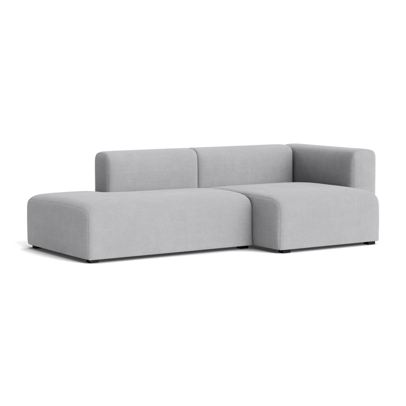 HAY - Mags Sofa 2,5-Sitzer | Linara hellgrau (443) / Armlehne rechts / Kombination 3