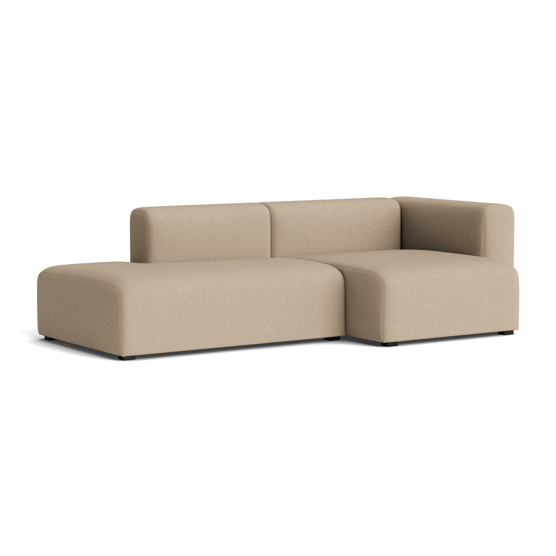 HAY - Mags Sofa 2,5-Sitzer | Maglia warm grey / Armlehne rechts / Kombination 3