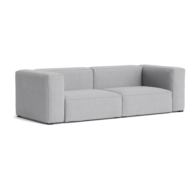 HAY - Mags Soft Sofa 2,5-Sitzer | Linara hellgrau (443) / Armlehne beidseitig / Kombination 1