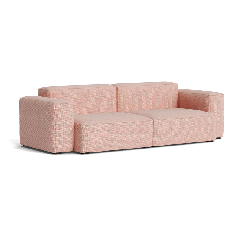 HAY - Mags Soft Sofa 2,5-Sitzer mit niedriger Armlehne | Tartaglia red white (861)