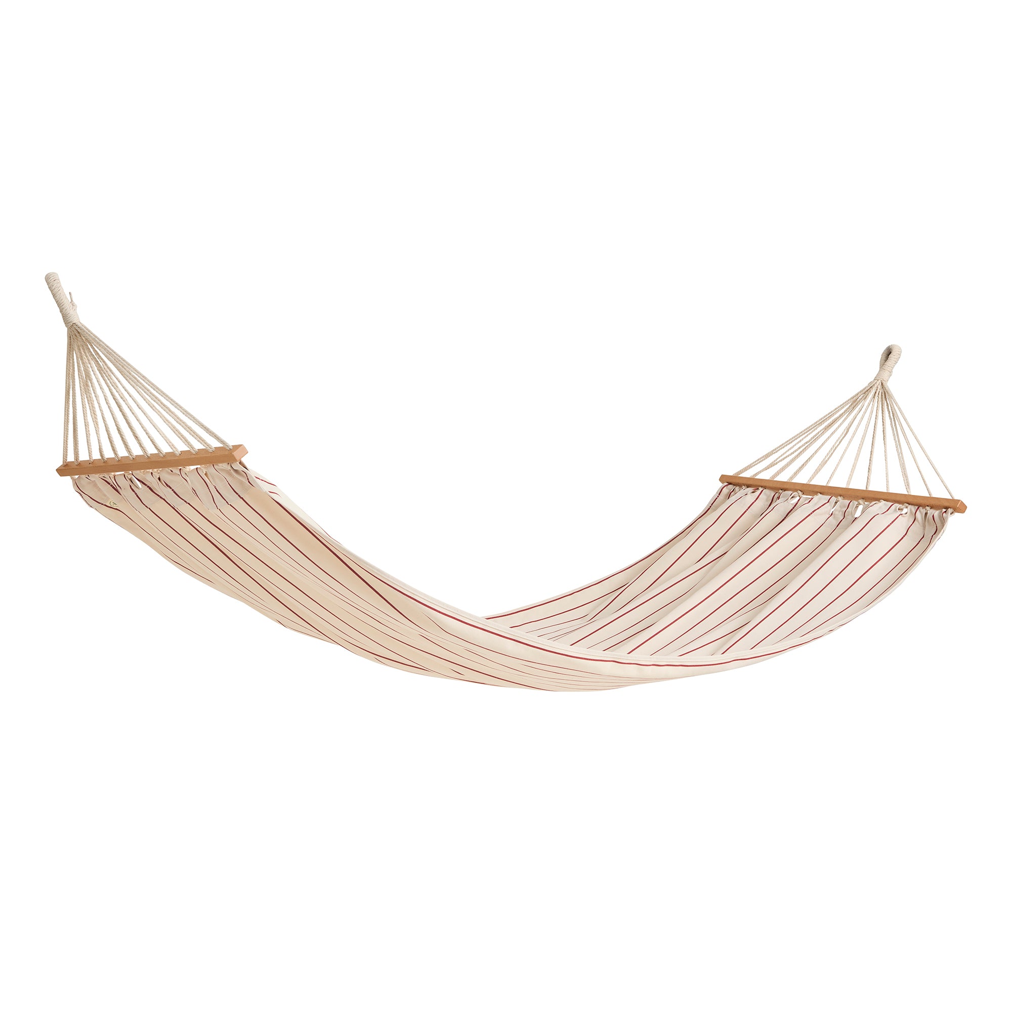 HAY - Outdoor Market Hängematte | beige with red stripe