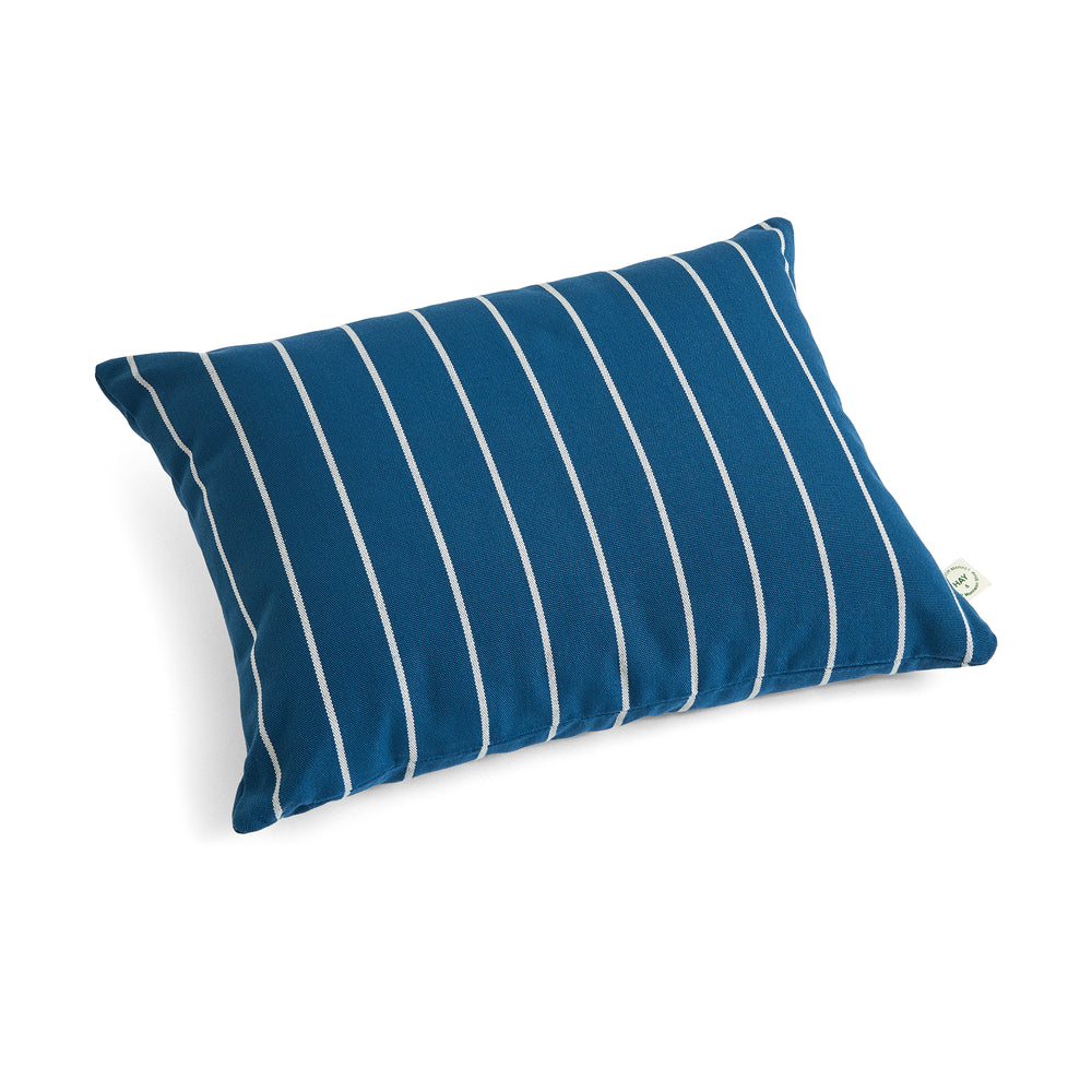 HAY - Outdoor Market Kissen | blue with beige stripe