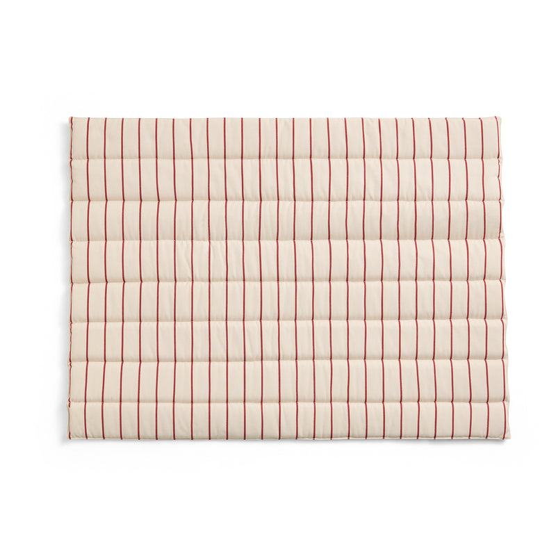 HAY - Outdoor Market Sofasitzkissen | beige with red stripe