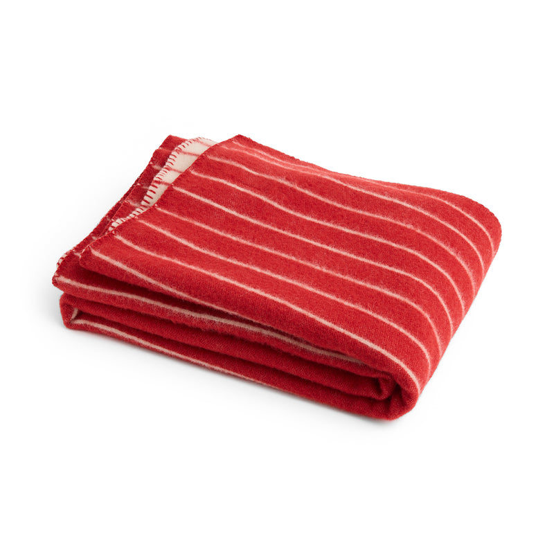 HAY - Outdoor Market Überwurf | beige with red stripe