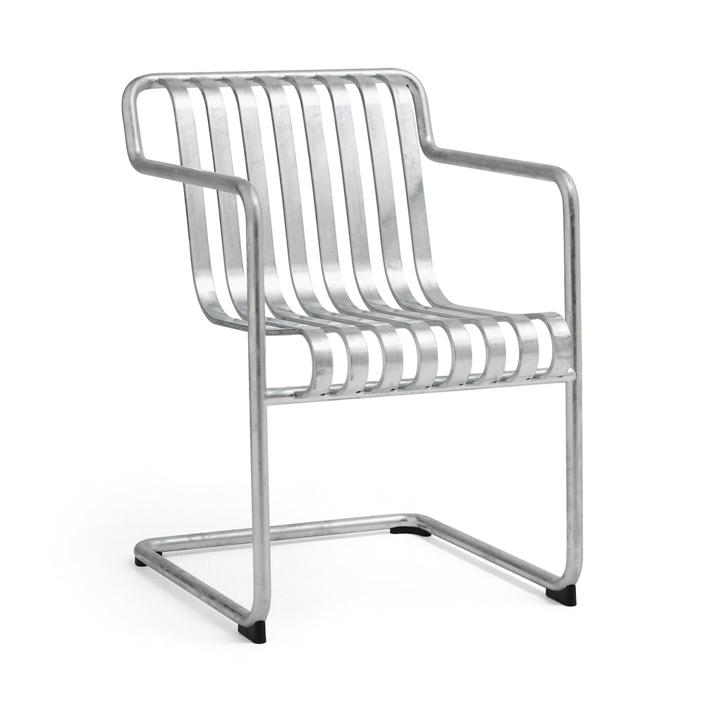 HAY - Palissade Cantilever Dining Armlehnenstuhl | verzinkt