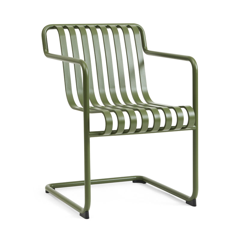 HAY - Palissade Cantilever Dining Armlehnenstuhl | olive