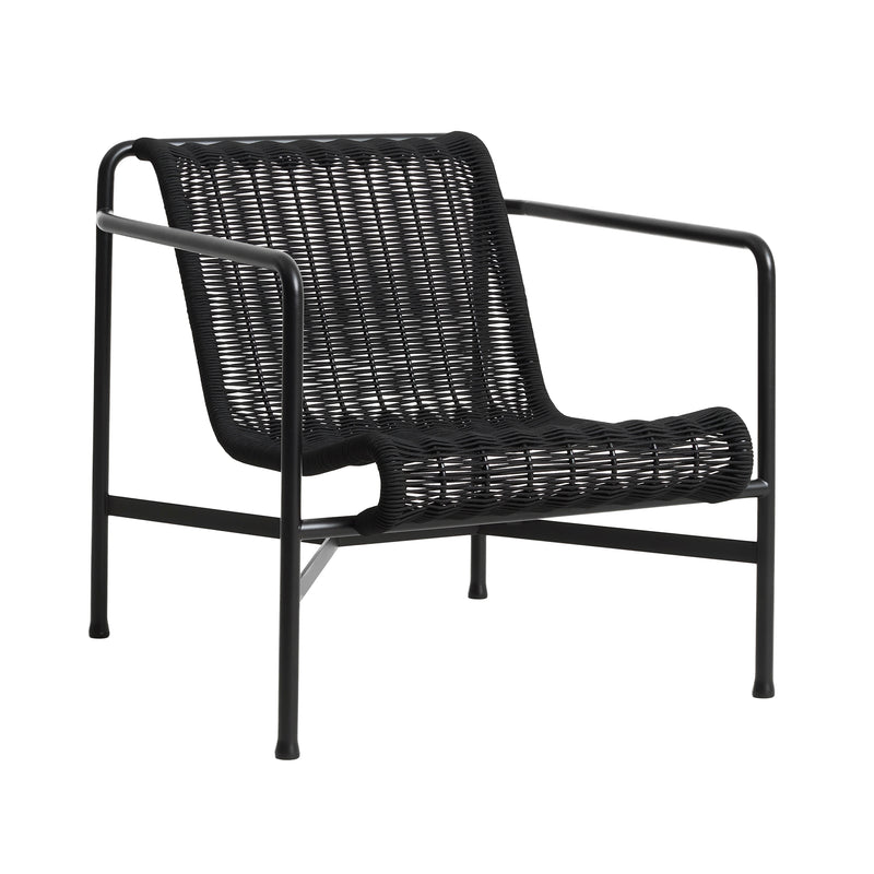 HAY - Palissade Cord Lounge Chair Low | anthrazit