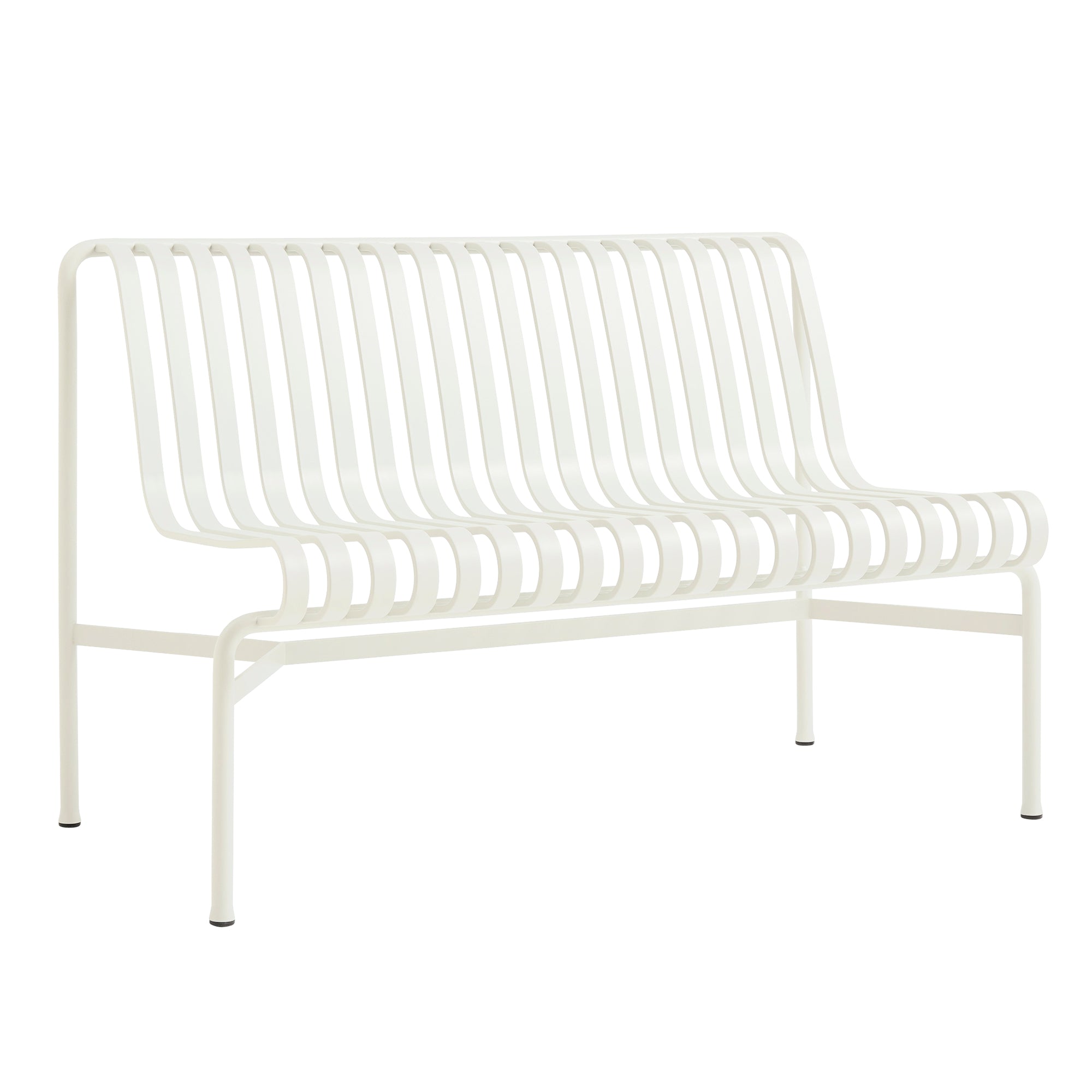 HAY - Palissade Dining Bench ohne Armlehnen | cremeweiß