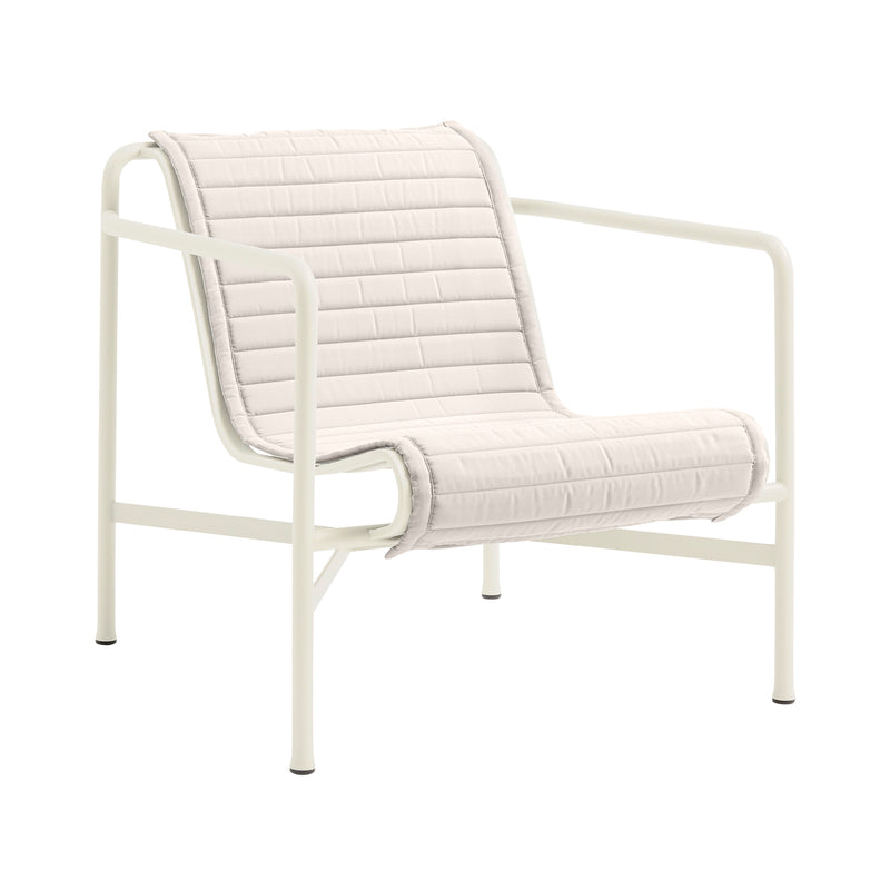 HAY - Palissade Quilted Cushion für Lounge Chair Low | cremeweiiß