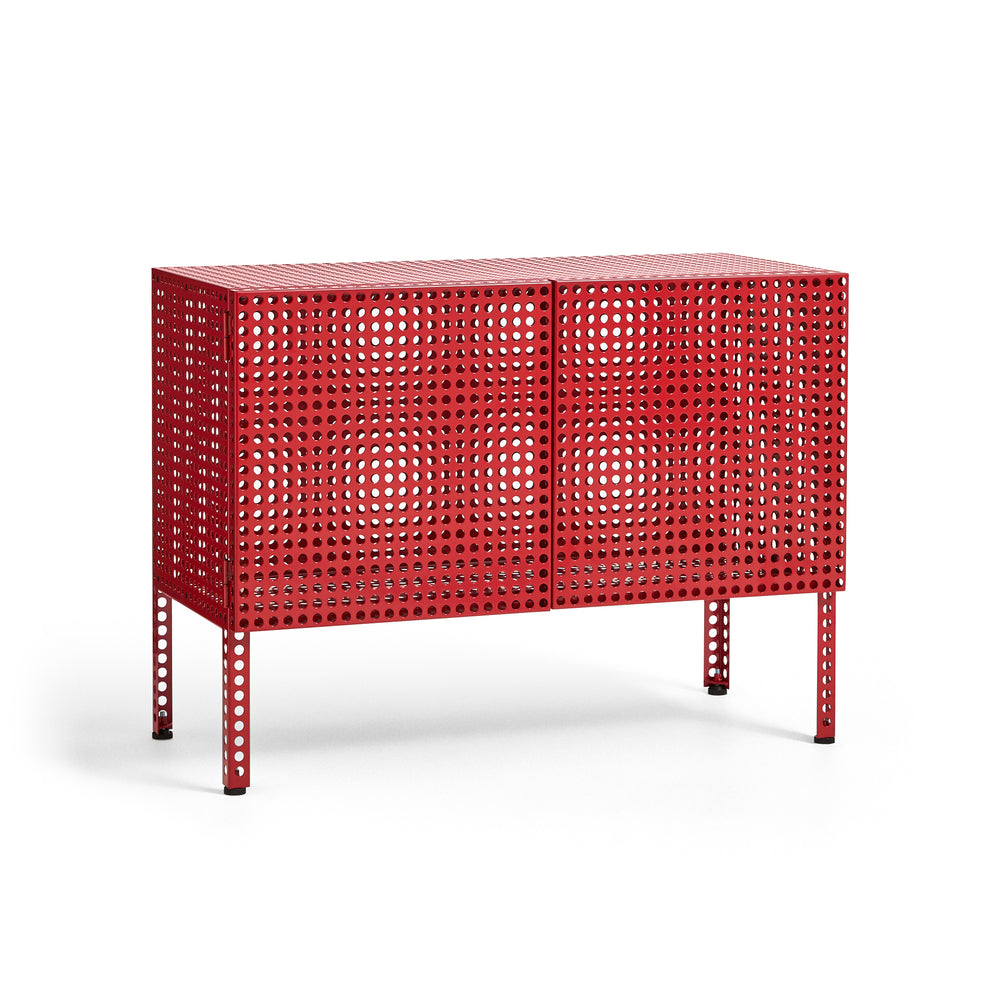 HAY - Perforated Cabinet | small / wine red