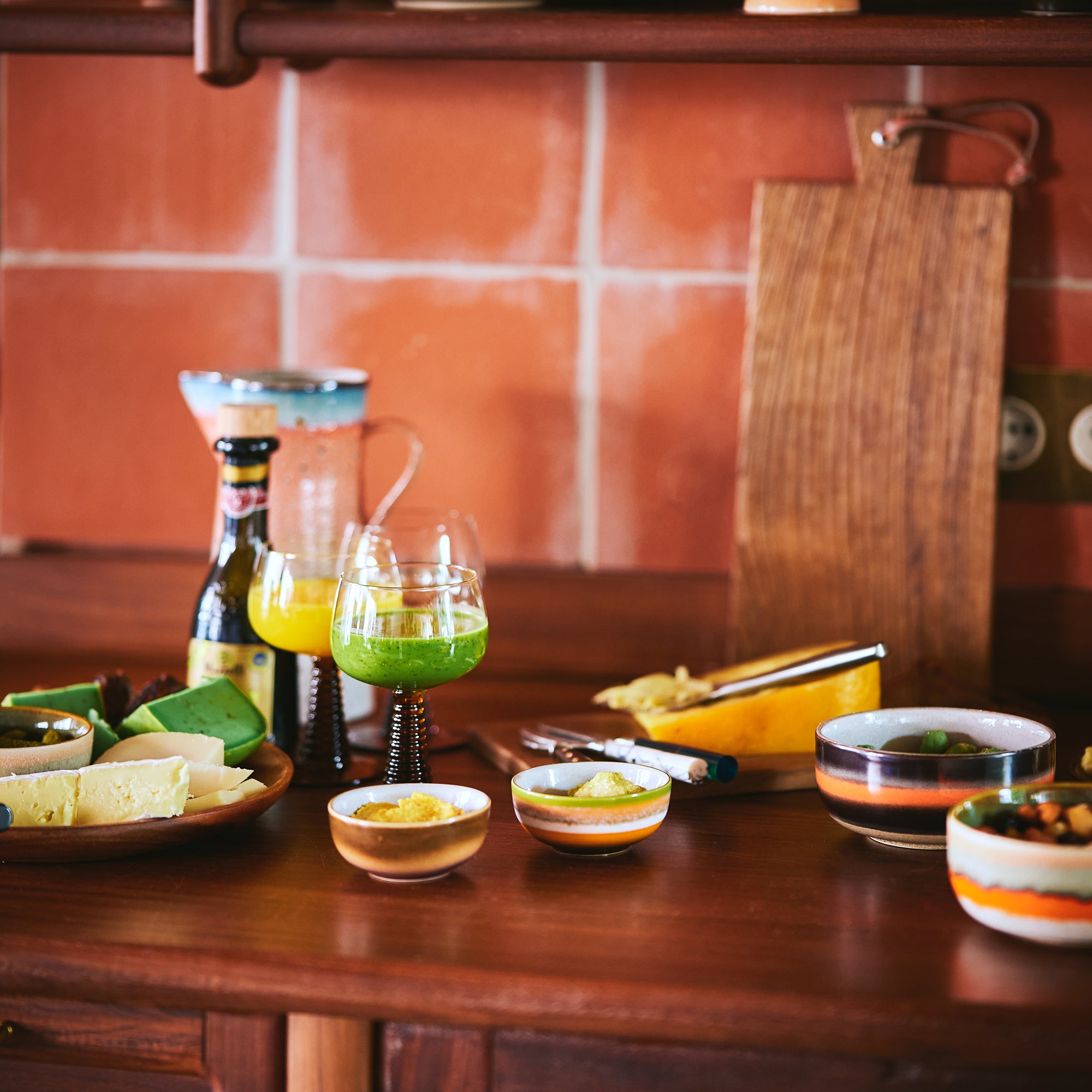 HKliving - 70's Pastaschale | golden hour