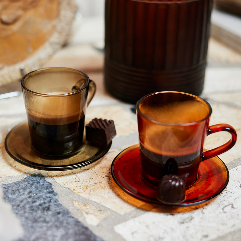 HKliving - 70's Glas Kaffeebecher