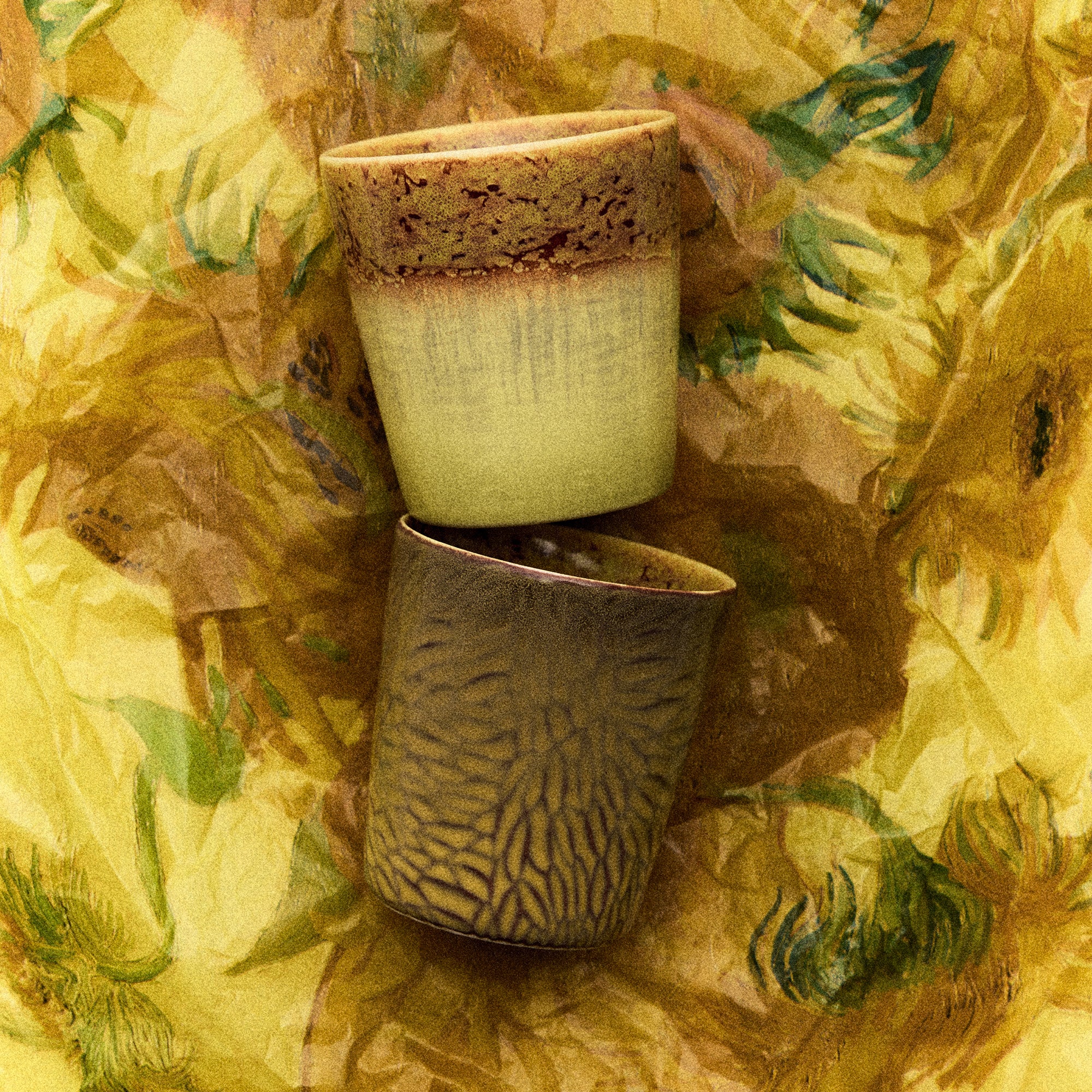 HKliving - 70's Van Gogh Kaffeebecher | sunflower