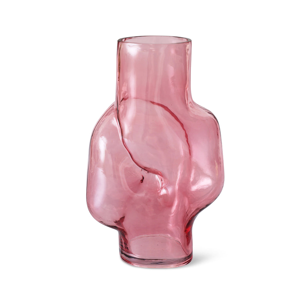 HKliving - Gleam Glasvase | high / rose