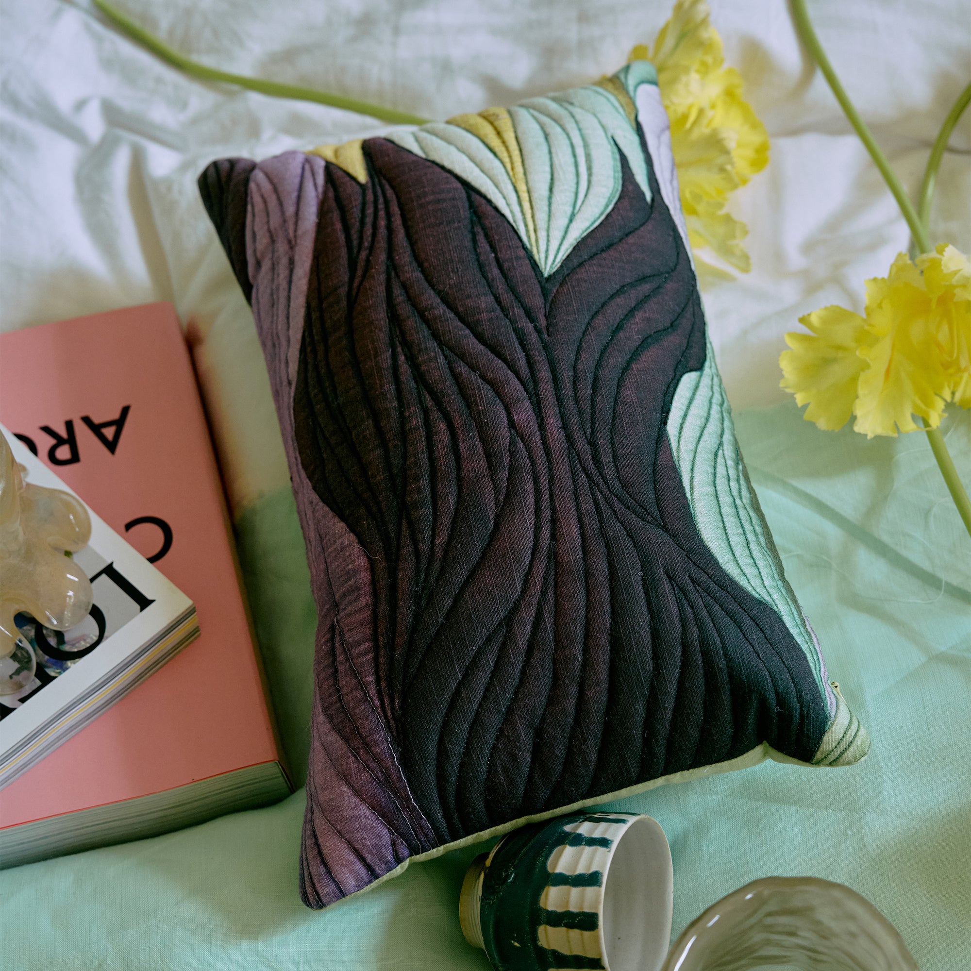 HKliving - Watercolours Kissen | 