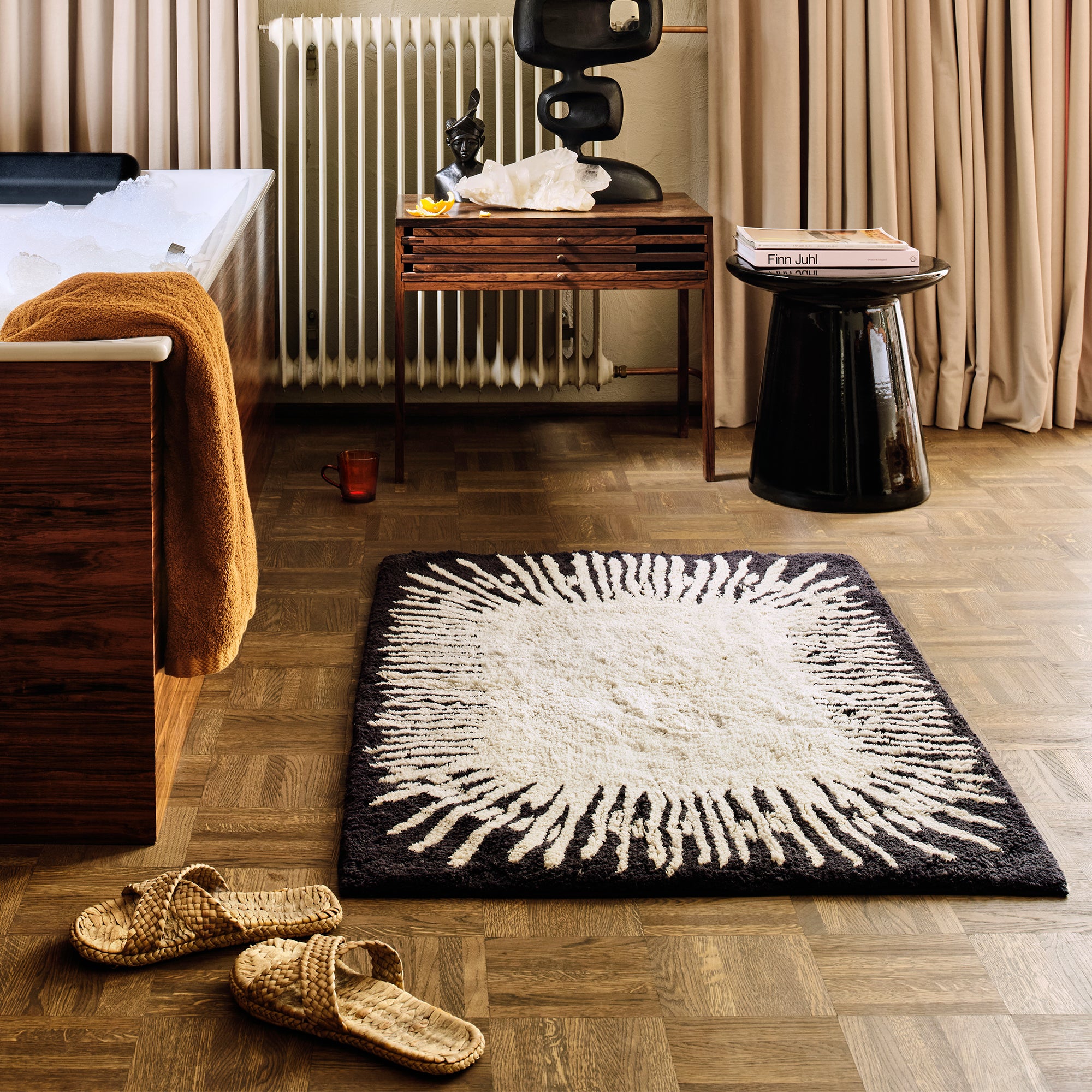 HKliving - Monochrome Badematte