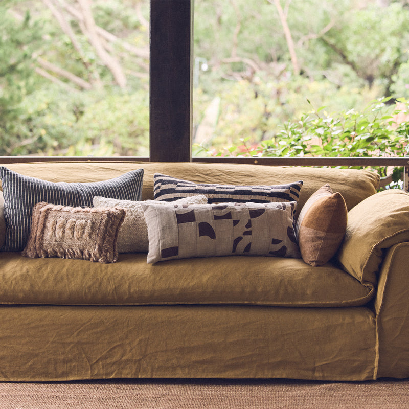 HKliving - Natural Patched Kissen