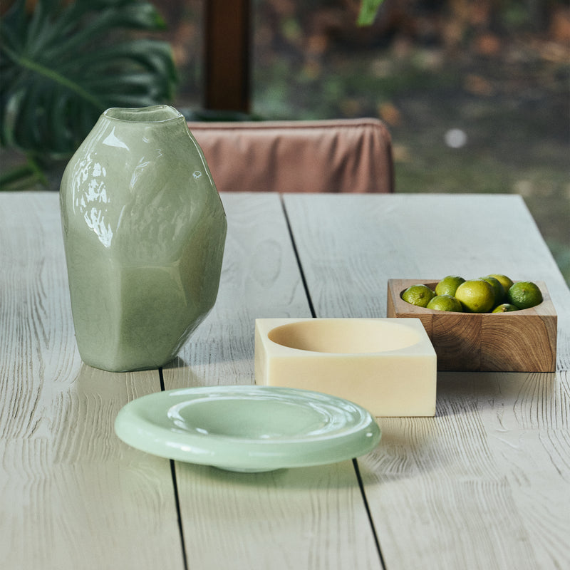 HKliving - Teak cube Schale