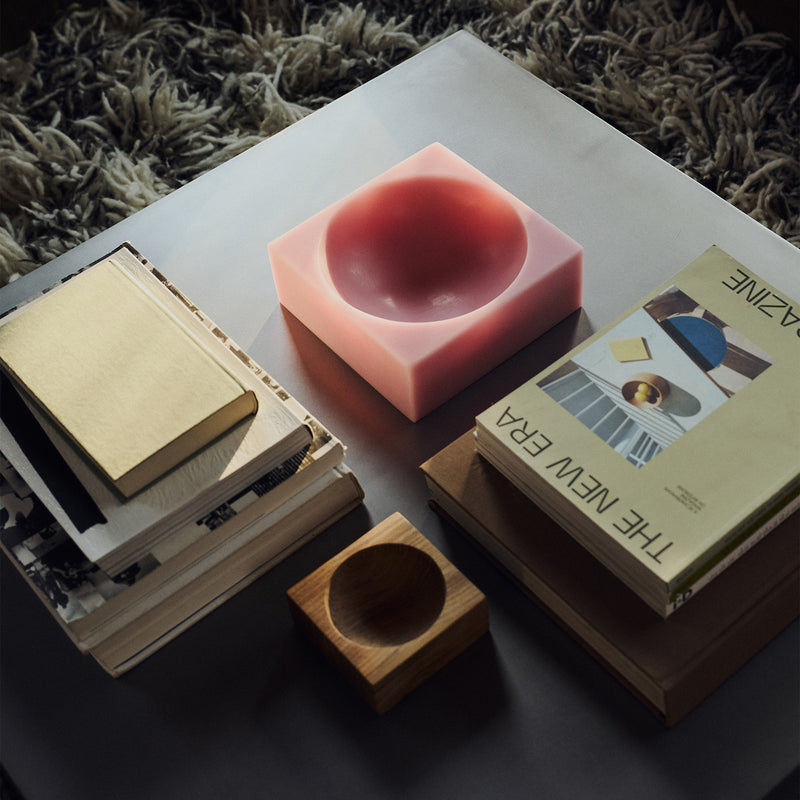 HKliving - Teak cube Schale