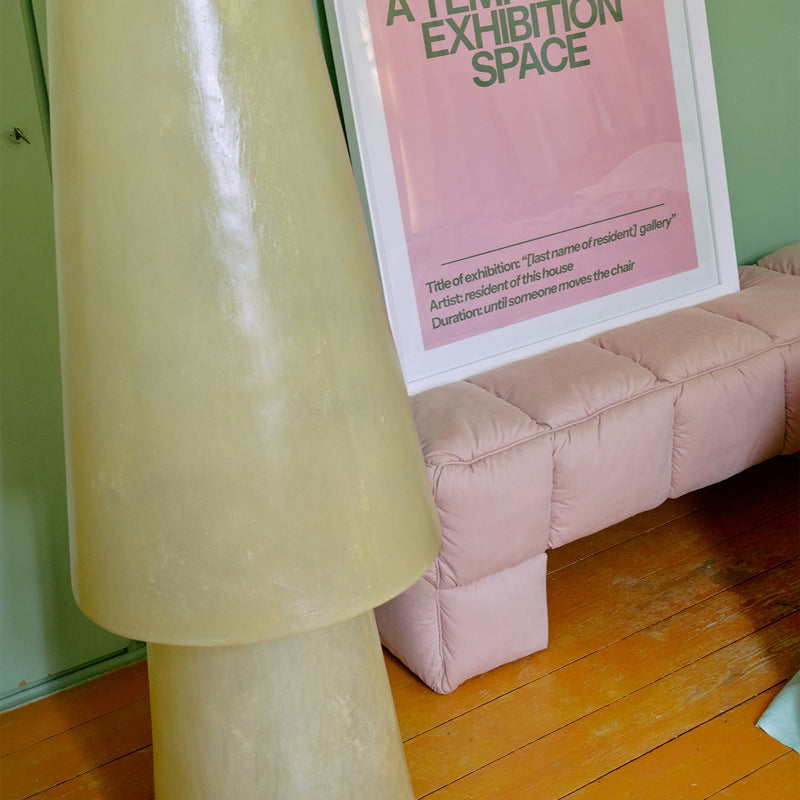 HKliving - Puffy Lobby Bank | blush