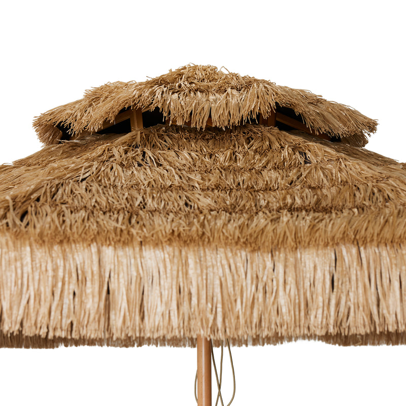 HKliving - Raffia Terrassenschirm