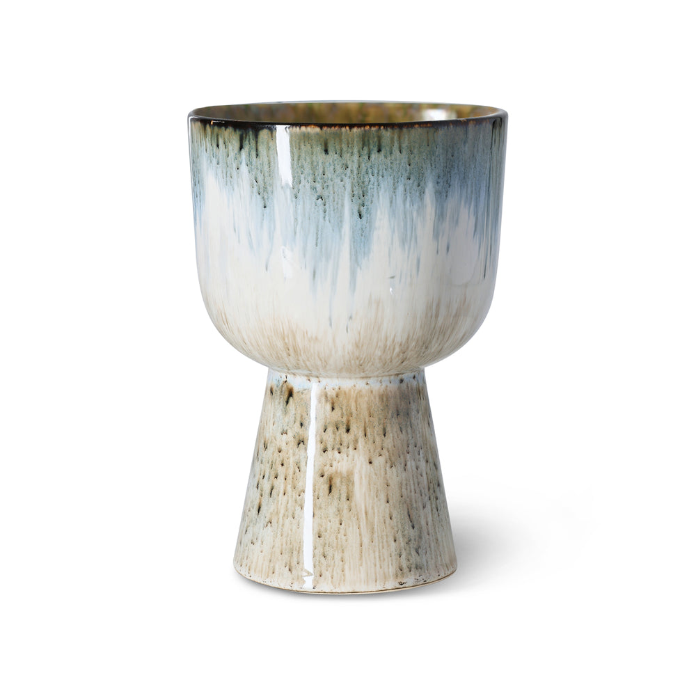 HKliving - Retro Blumentopf | Ø 16,5 cm / lagoon