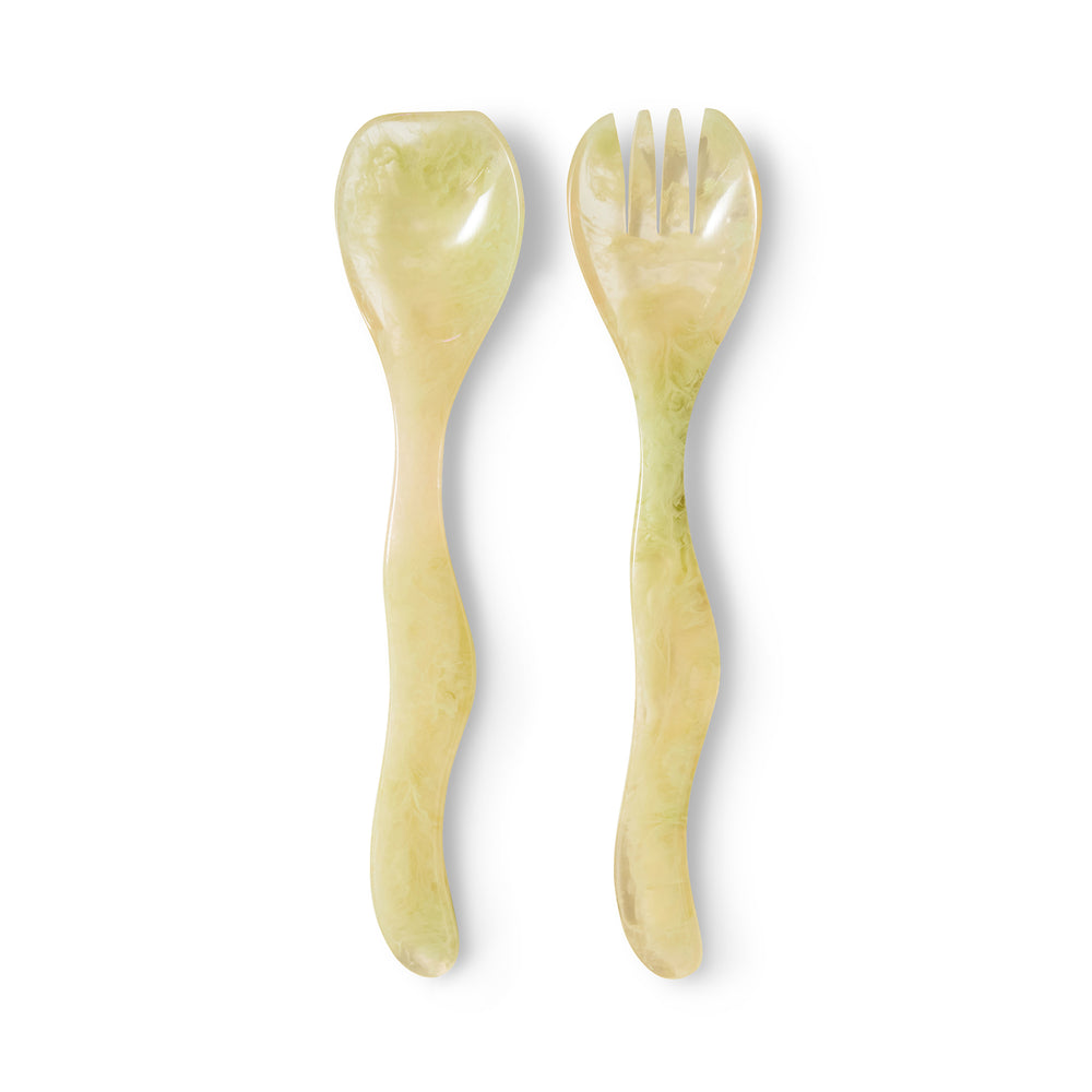 HKliving - Salat Besteck-Set | mist green