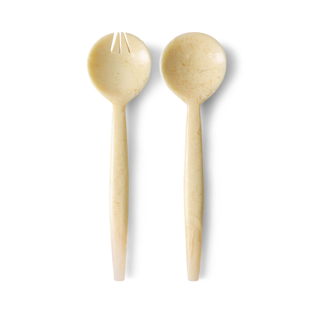 HKliving - Salat Besteck-Set | vanilla