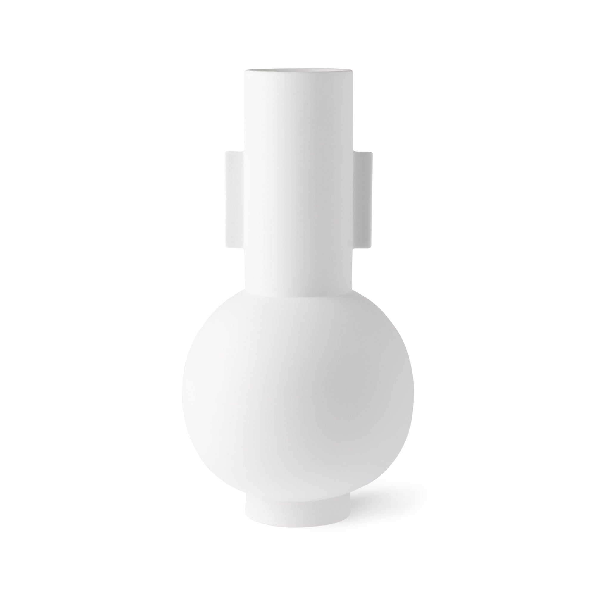 HKliving - Vase matt weiß | L