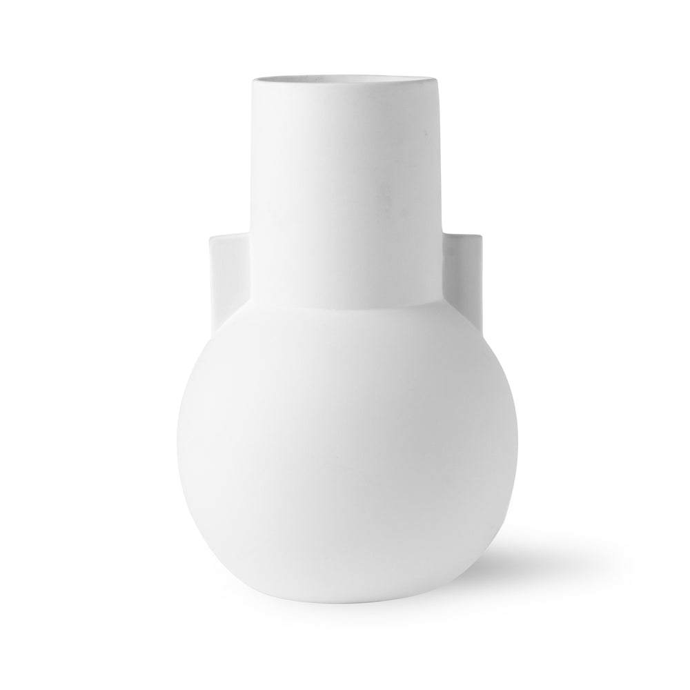 HKliving - Vase matt weiß | S