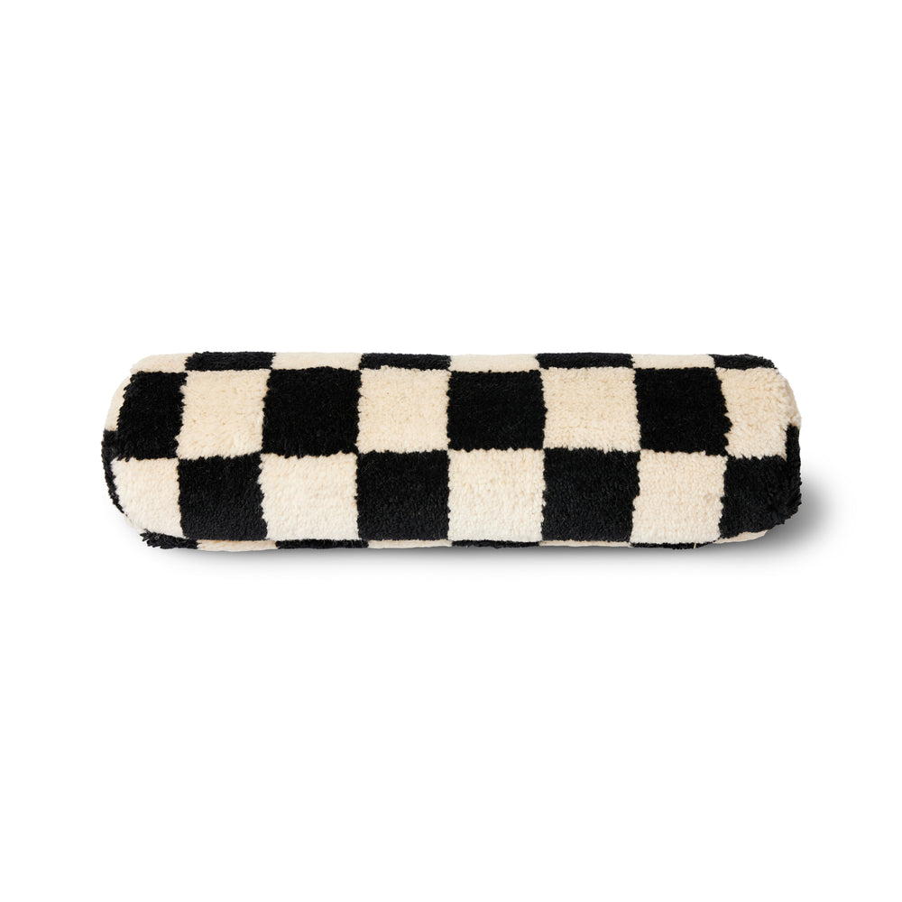HKliving - Wollkissen Statement | Ø 13 x 50 cm