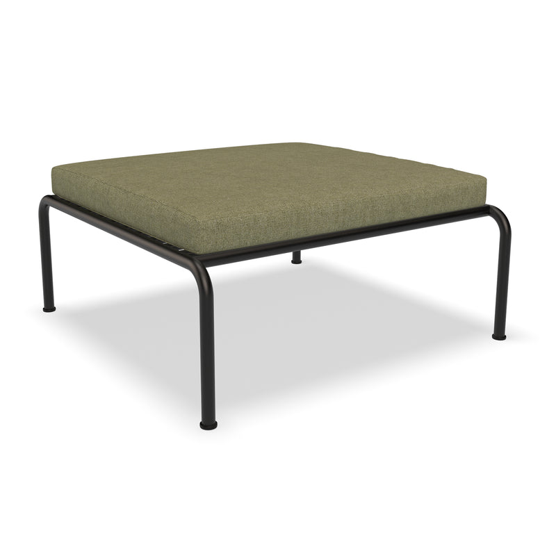 HOUE - AVON Ottoman | leaf / schwarz