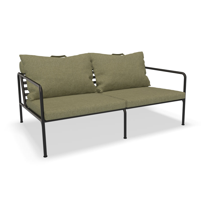 HOUE - AVON Sofa 2-Sitzer | leaf / schwarz