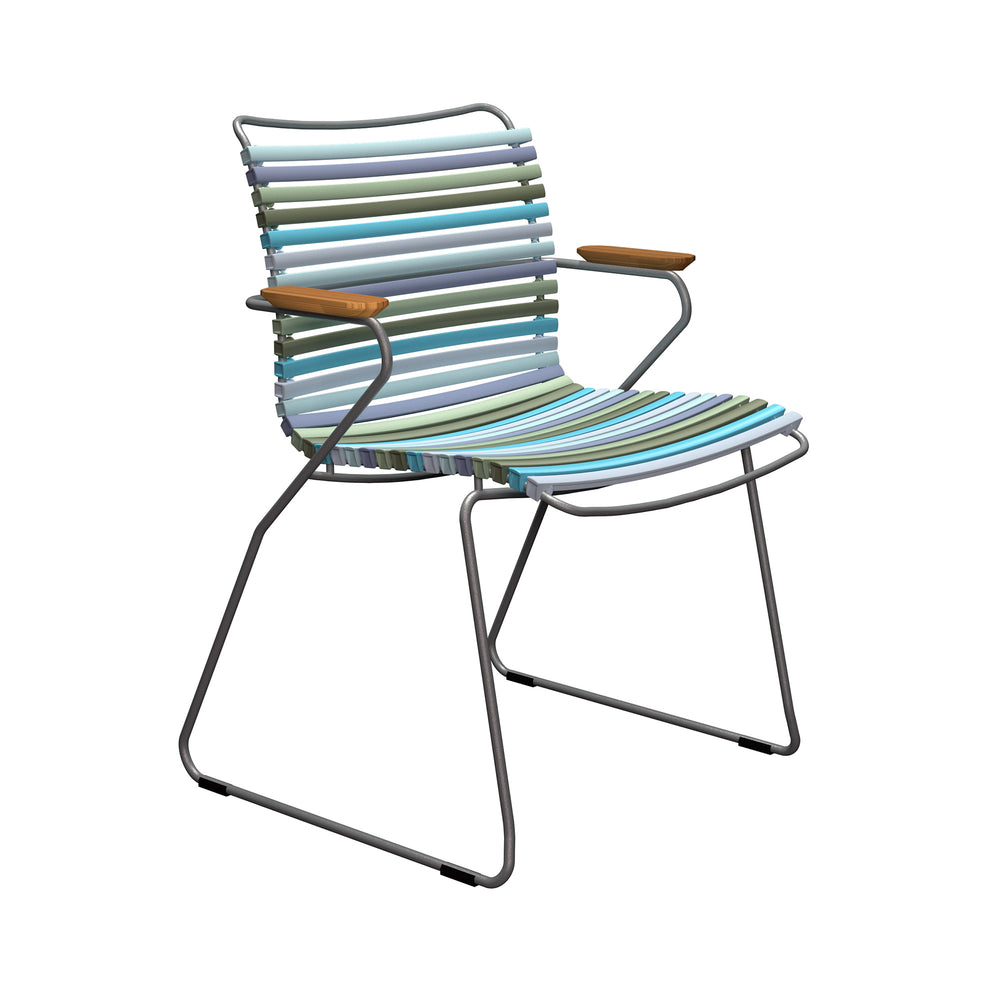 HOUE - CLICK Outdoor Dining Armlehnstuhl mit niedriger Lehne | multicolor 2