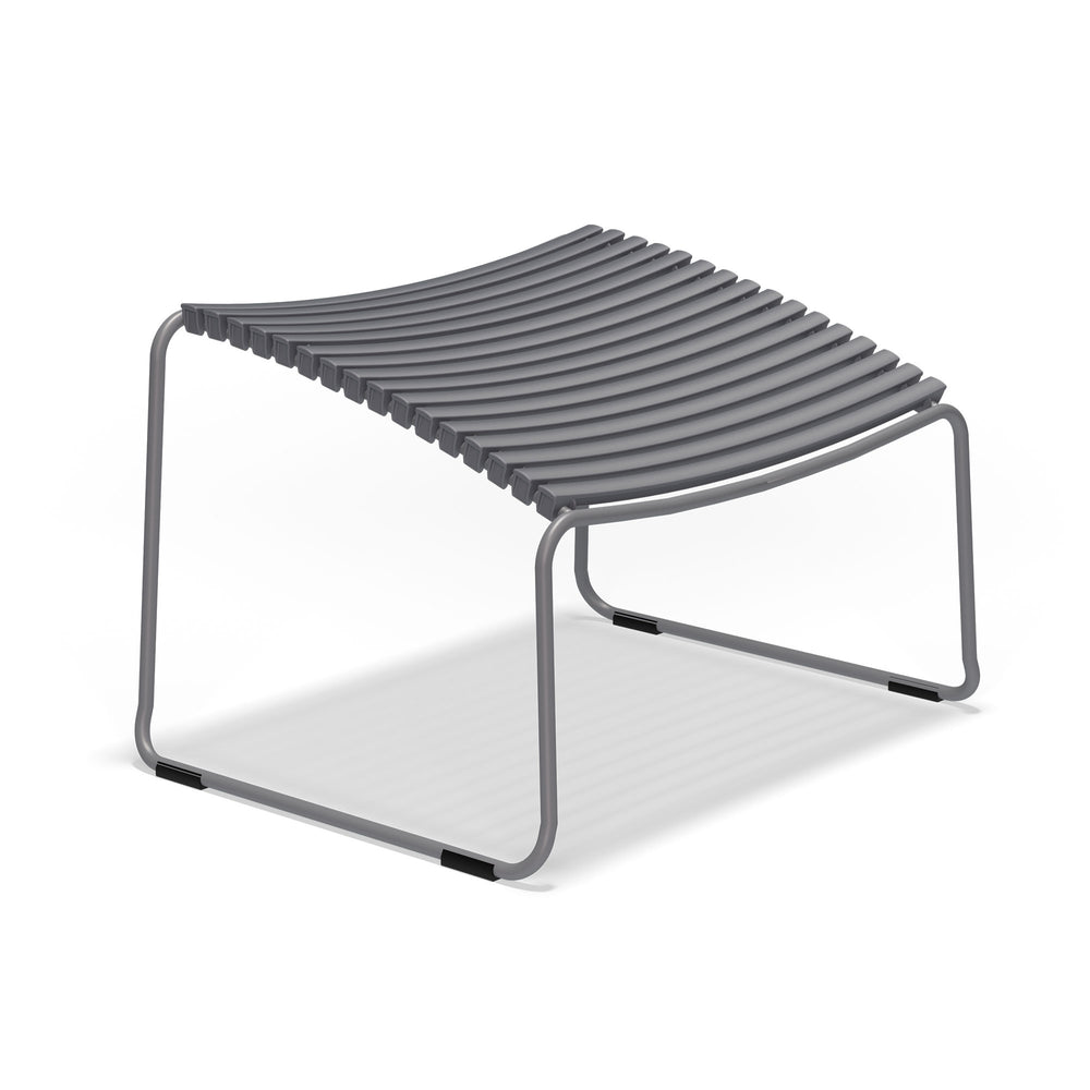 HOUE - CLICK Outdoor Fußhocker | dunkelgrau
