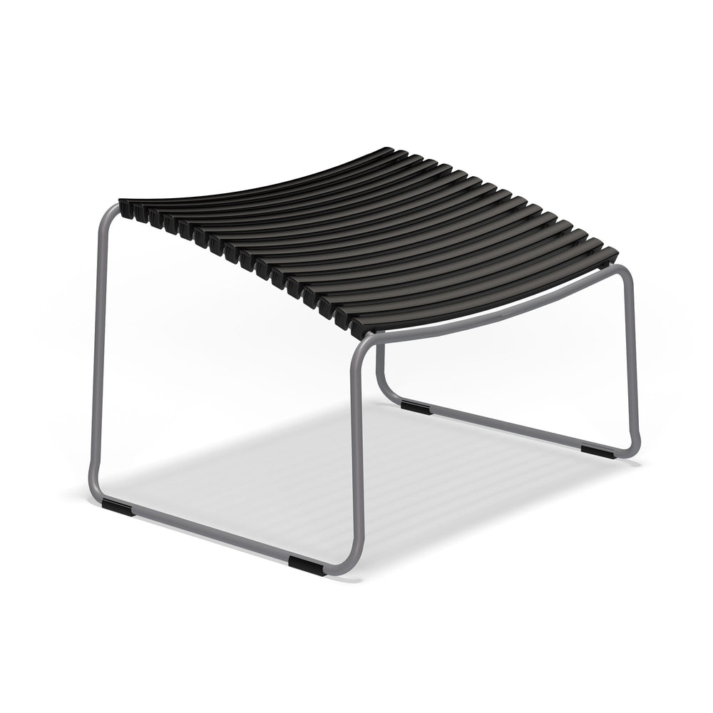 HOUE - CLICK Outdoor Fußhocker | schwarz