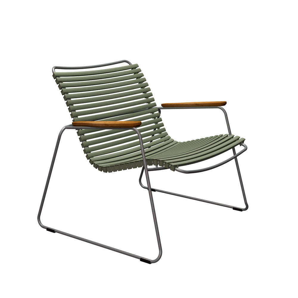 HOUE - CLICK Roomy Outdoor Lounge Chair | olivgrün