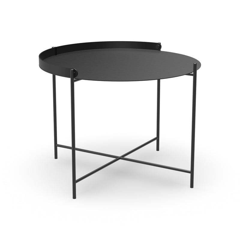 HOUE - EDGE Beistelltisch | Ø 62 cm / schwarz